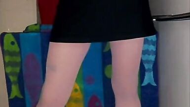 Looking for a top and bending squatting and teasing - 12 image