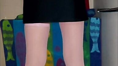 Looking for a top and bending squatting and teasing - 15 image