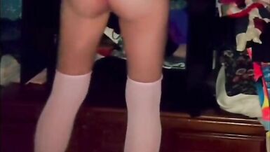 Looking for a top and bending squatting and teasing - 2 image