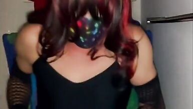 Looking for a top and bending squatting and teasing - 6 image