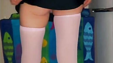 Looking for a top and bending squatting and teasing - 7 image