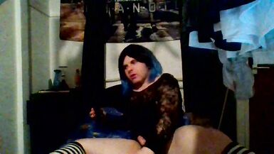 Play Time Vol 3 I love cock trans  Girl shemale plays with herself and gets sticky. - 11 image