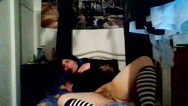 Play Time Vol 3 I love cock trans  Girl shemale plays with herself and gets sticky. - 6 image