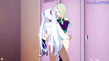 Lamia Loveless and Ruri Hoshino have intense futanari sex - SRW A & Nadesico Hentai - 13 image