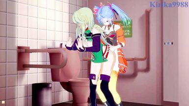 Lamia Loveless and Az Sainklaus have intense futanari sex - Super Robot Wars A & 30 Hentai - 10 image