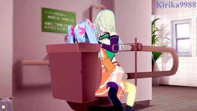 Lamia Loveless and Az Sainklaus have intense futanari sex - Super Robot Wars A & 30 Hentai - 15 image