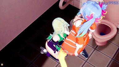 Lamia Loveless and Az Sainklaus have intense futanari sex - Super Robot Wars A & 30 Hentai - 2 image