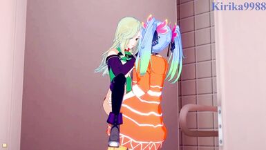 Lamia Loveless and Az Sainklaus have intense futanari sex - Super Robot Wars A & 30 Hentai - 5 image