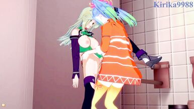 Lamia Loveless and Az Sainklaus have intense futanari sex - Super Robot Wars A & 30 Hentai - 7 image