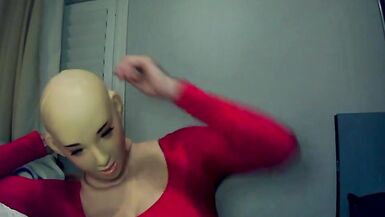 Forever Smiles Pt5! Impossible unmasking from female mask Happi!!! She won't come off!!!