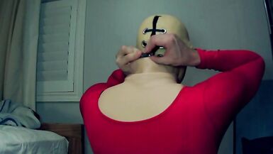 Forever Smiles Pt5! Impossible unmasking from female mask Happi!!! She won't come off!!! - 4 image