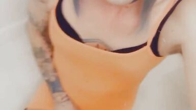 Gorgeous Girl Loves Rubbing Her Clitty and Deep Throating - 5 image