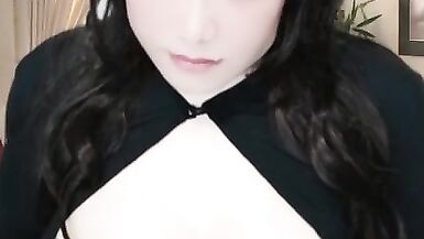 2 choice, Masturbation with my pantyhose. crossdresser transgender ladyboy - 3 image