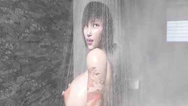 Emo trans girl jerks off her BBC Sugar daddy. - 9 image