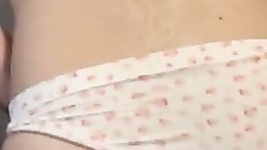 Trans playing with her new dildo machine - 13 image