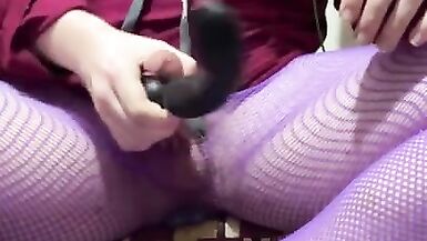 T-Girl Cums on Feet After Intense Play Session - 14 image