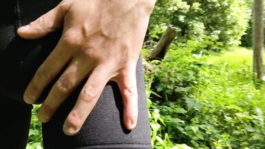 Trans in Bikershorts and Panties outdoor - 4 image