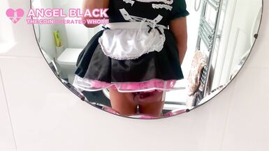 Sissy cums twice to fantasies of being bullied by their wife's new black bull angel scarlett black - 7 image