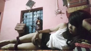 Crossdresing and jerking in my room - 10 image