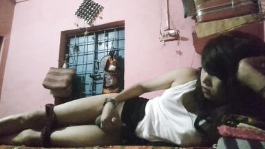 Crossdresing and jerking in my room - 12 image