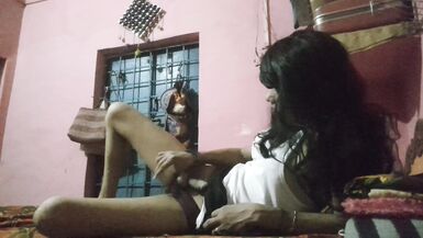 Crossdresing and jerking in my room - 9 image