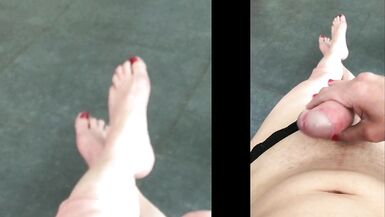 How a transgender makes herself feel good by cumming twice... - 11 image