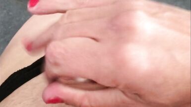 How a transgender makes herself feel good by cumming twice... - 15 image