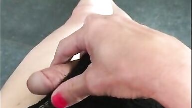 How a transgender makes herself feel good by cumming twice... - 2 image