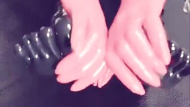 Sexy solo latex feet fetish app - 8 image