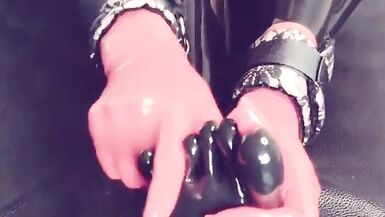 Sexy solo latex feet fetish app - 9 image