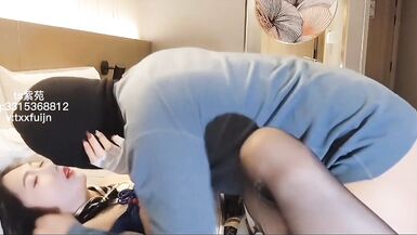 Masked dude find a ladyboy hero online and fuck her ass and cum inside - 5 image