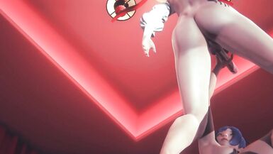 Genshin Impact Hentai - Xiangling Handjob & Footjob to Jean Futanari - 12 image