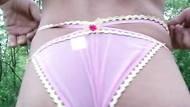 Sissy showing Sexy Lingerie in Public - 6 image