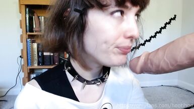 cute femboy blowing a dildo - 14 image