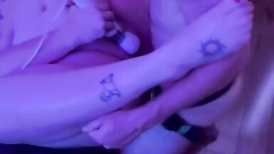 BBW fucked by trans partner to orgasm - 11 image