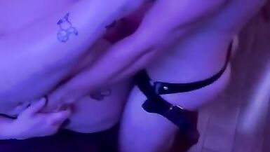 BBW fucked by trans partner to orgasm - 5 image