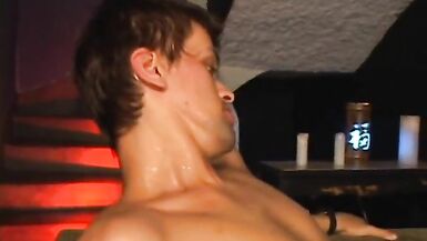 Horny shemale with nice ass rides on guy's big cock - 12 image