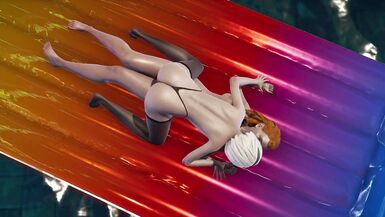 Fuck pov Aloy Futa x 2B futa Pool party fov BIG DICKS - 4 image