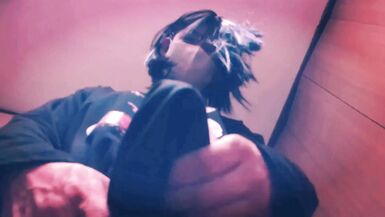 Crossdresser masturbate Facial cumshot Bukkake - 11 image