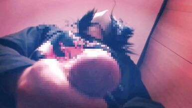 Crossdresser masturbate Facial cumshot Bukkake - 13 image