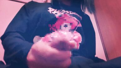 Crossdresser masturbate Facial cumshot Bukkake - 9 image