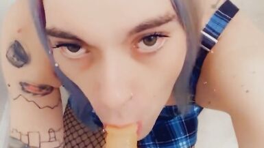 Hot Rocker Chick Needs Dick - 3 image