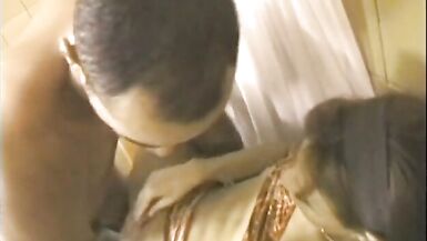 Tgirl with small tits gets fucked by black guy in a bathtub - 8 image