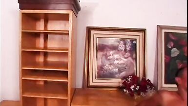 Sexy hung bitch loves getting her feet licked and taking a big cock in her ass - 13 image