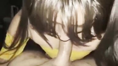 TRANNY GIRL DOING SEX ORAL TO FRIEND PART 2 - 2 image