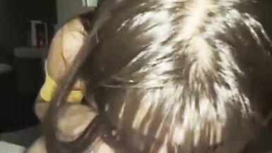 TRANNY GIRL DOING SEX ORAL TO FRIEND PART 2 - 3 image