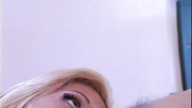 Tgirl and blonde fuck hard with huge black dildo - 4 image