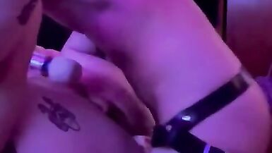 My trans partner fucking me til I cum for him - 14 image