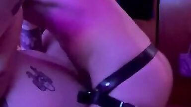 My trans partner fucking me til I cum for him - 9 image