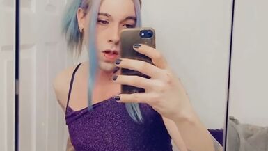 Hot Purple Minidress Slut - 1 image